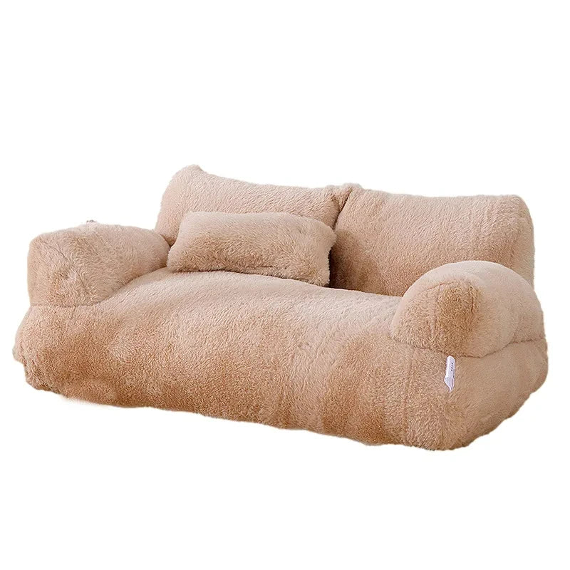 Lit de luxe moelleux pour animaux de compagnie (chats et chiens)
