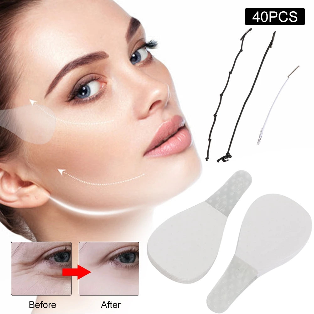 40 rubans adhésifs pour le visage