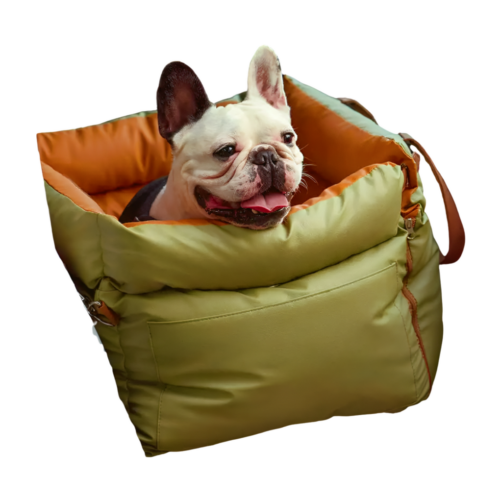 Lit de voiture pour chien avec boucle de sécurité
