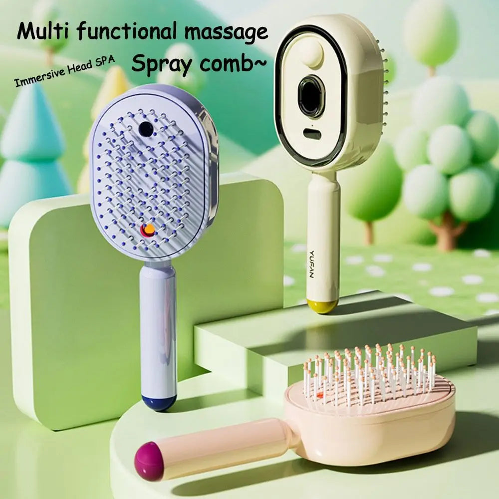 Electric Detangling Spray Scalp Massage Comb