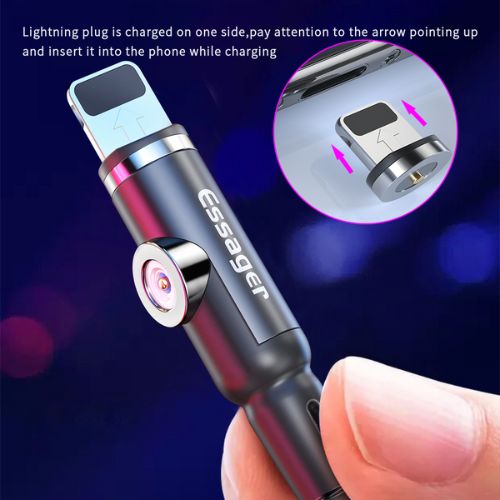 Câble de chargement magnétique pour téléphone