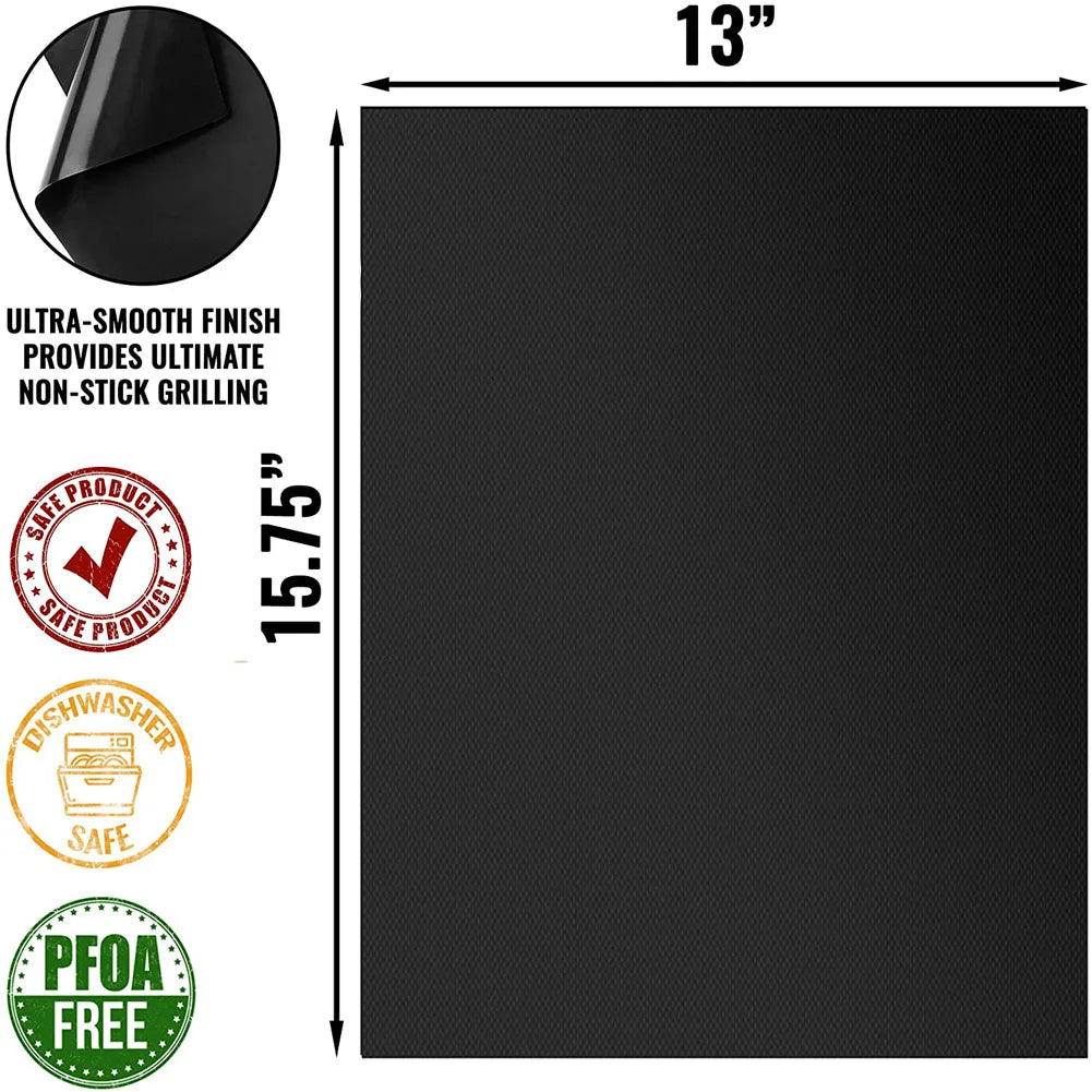 Tapis de cuisson antiadhésif pour barbecue