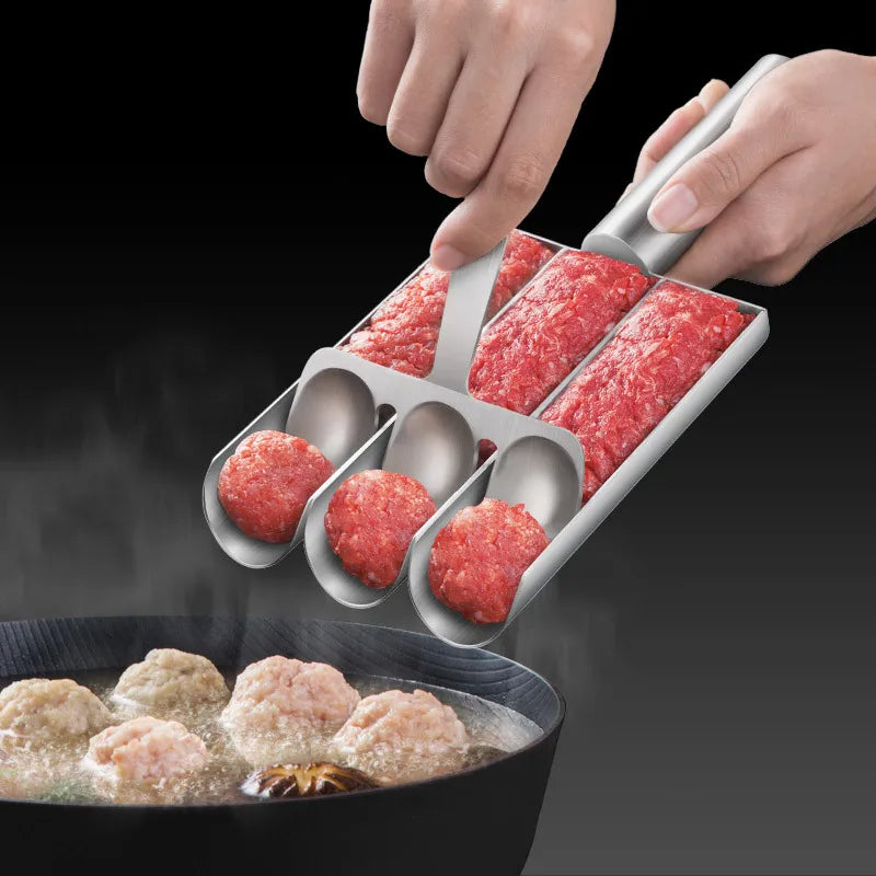 Triple Moule à Boulettes de Viande