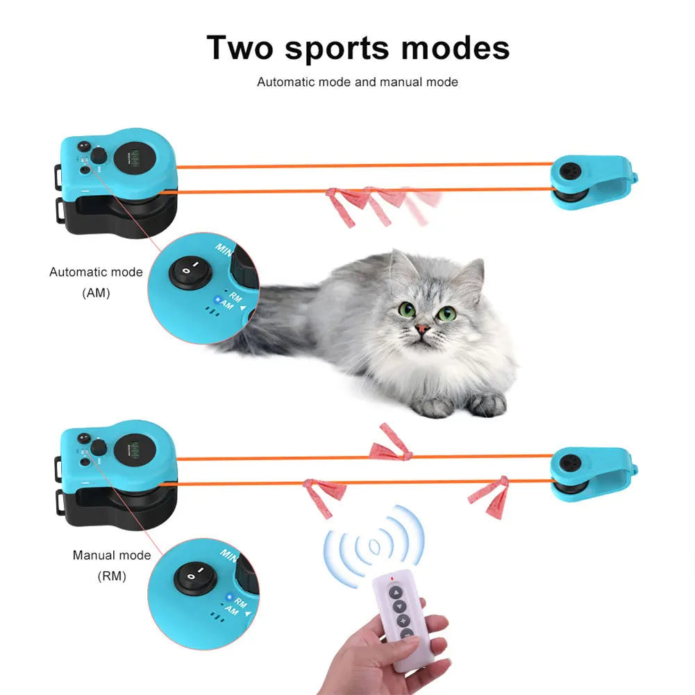 Tapis roulant interactif pour chat "Course Poursuite"