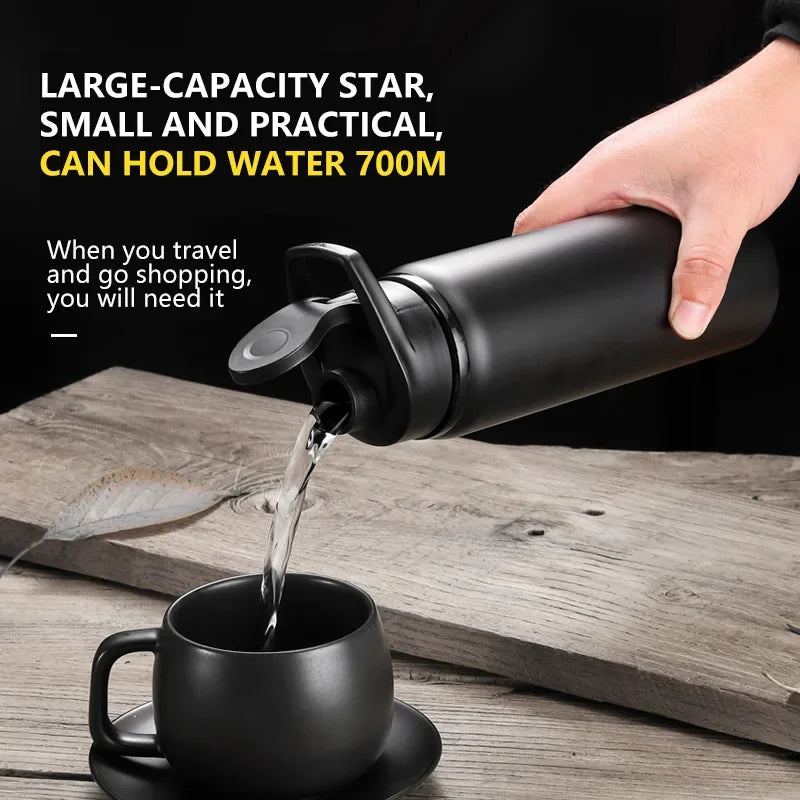 Bouteille d'eau extérieure en acier inoxydable de 600 ml