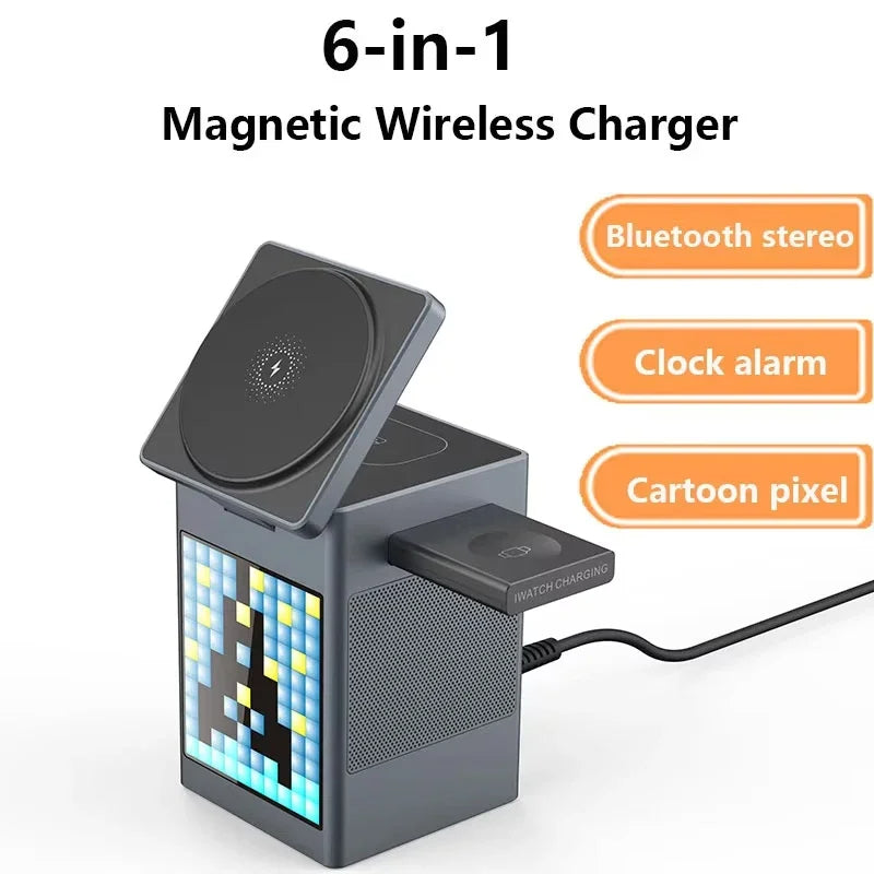 6-in-1 Magnetic Wireless Charging Station