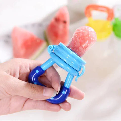 3x Distributeur de Fruits en Silicone pour Bébé