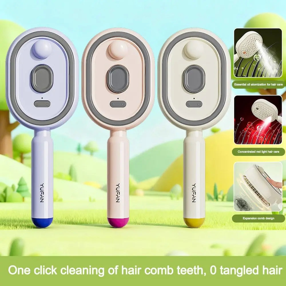 Electric Detangling Spray Scalp Massage Comb