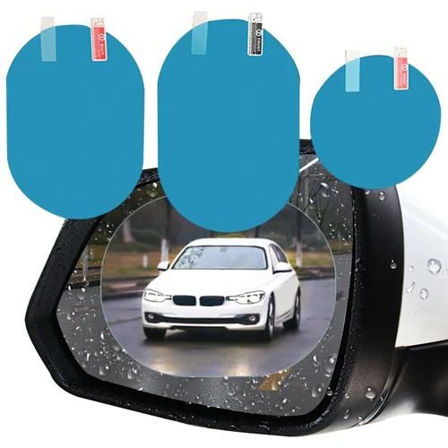 4x Film imperméable pour rétroviseur de voiture