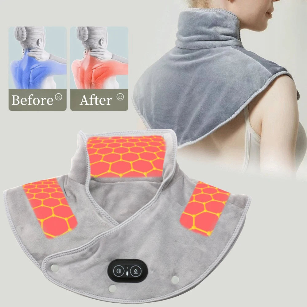 Coussin chauffant électrique pour les épaules et le cou