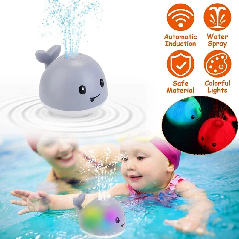 Jouet de bain Baleine lumineuse rechargeable