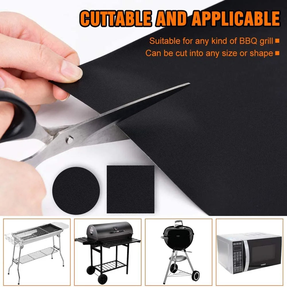 Tapis de cuisson antiadhésif pour barbecue