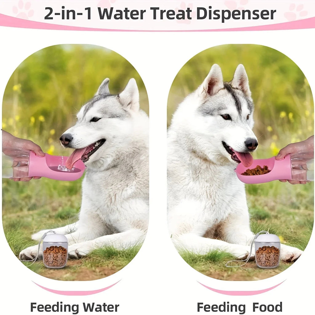 Bouteille d'eau portable pour animaux de compagnie