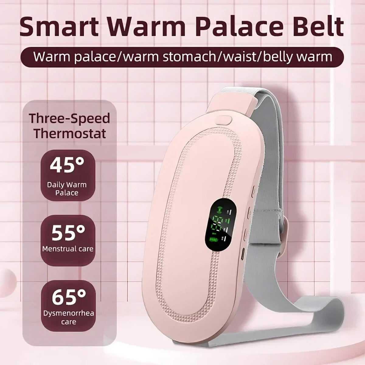 Menstrual Heating Belt – Electric Period Cramp Massager