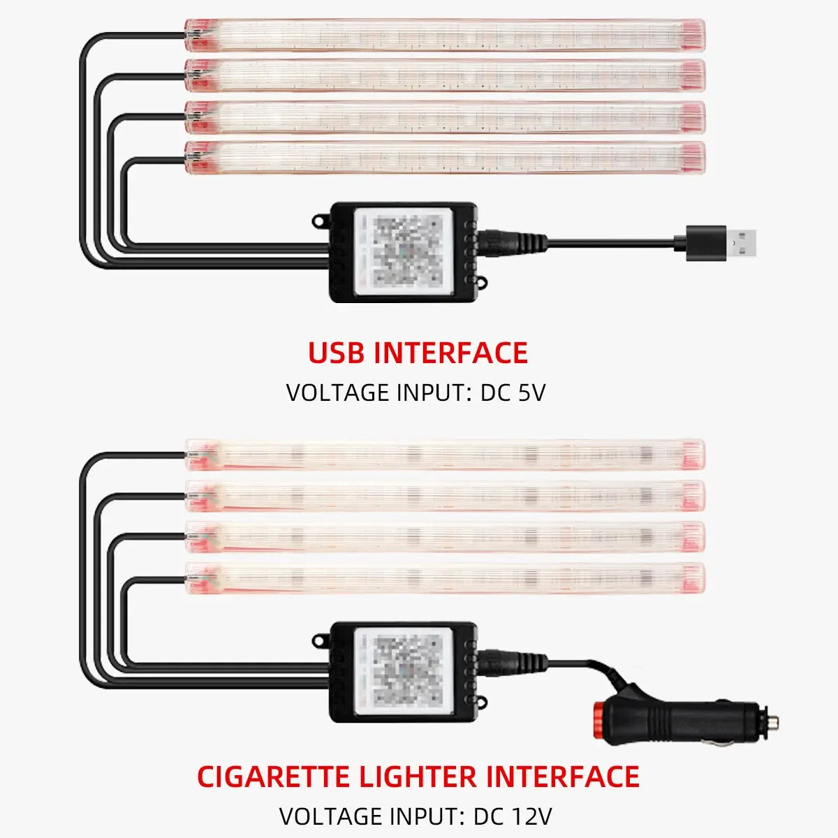 Bandes de phares à LED pour motos