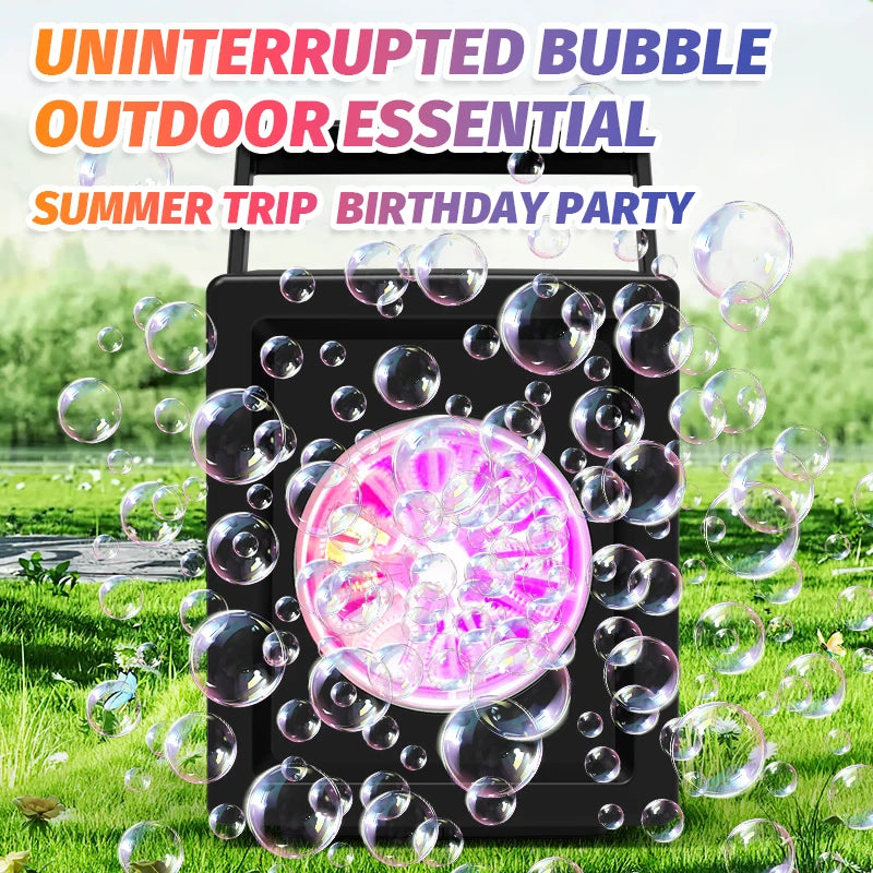 Automatic 10 Hole Bubble Blower