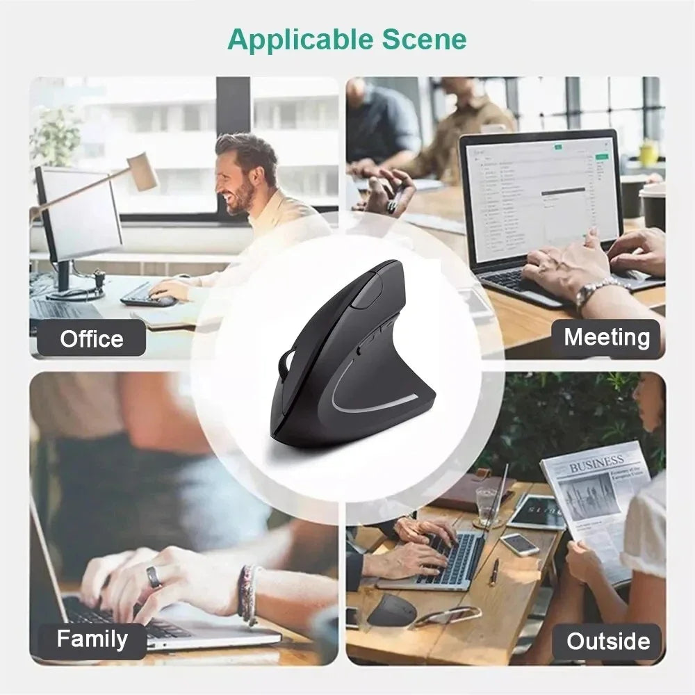 Souris ergonomique verticale sans fil