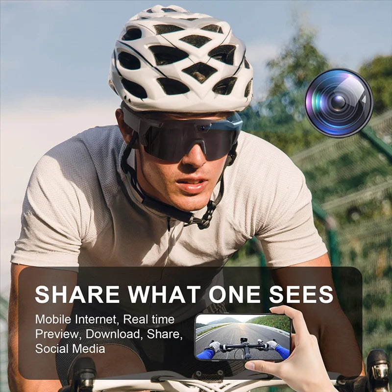 Lunettes caméra POV pour cyclisme