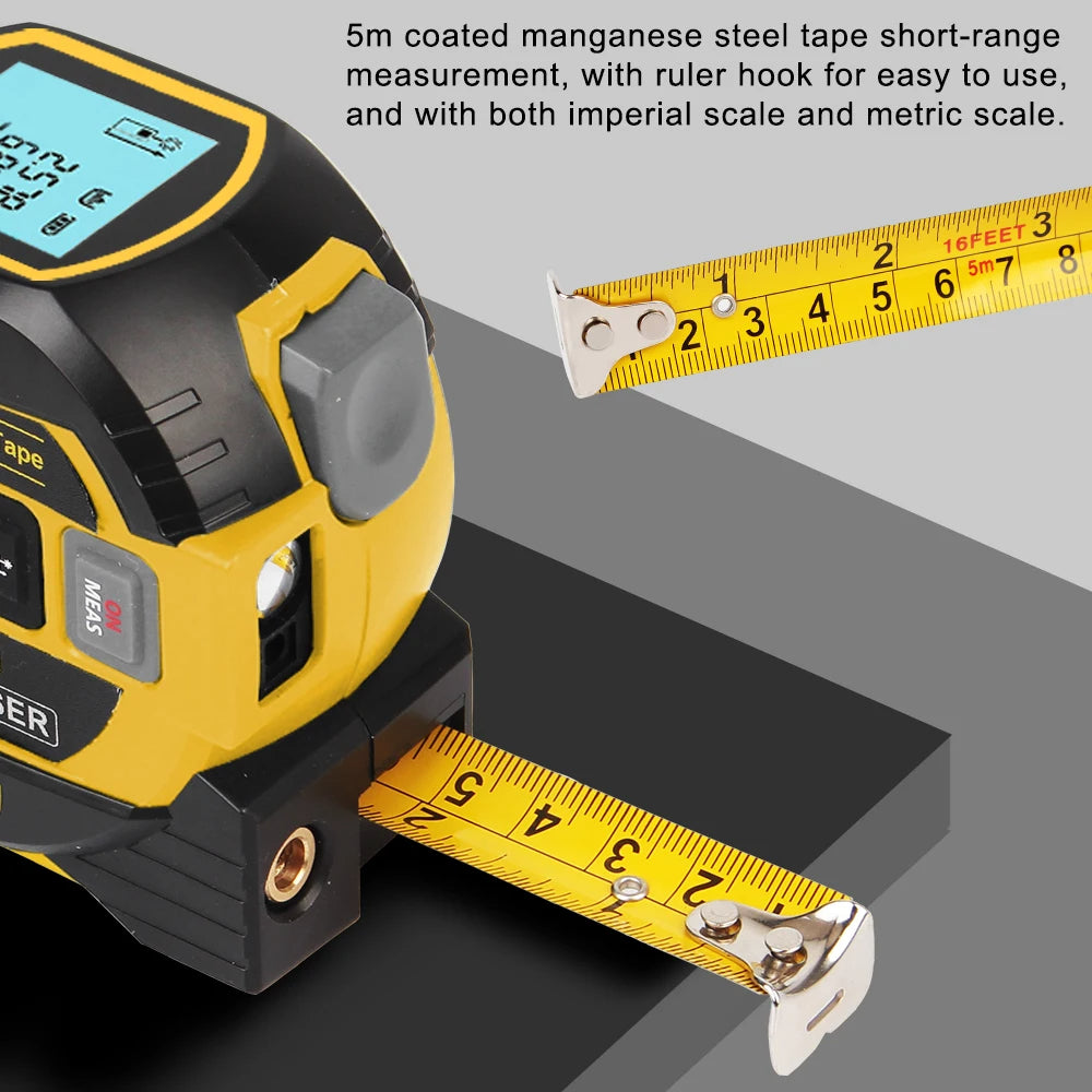 Mètre laser 3 en 1