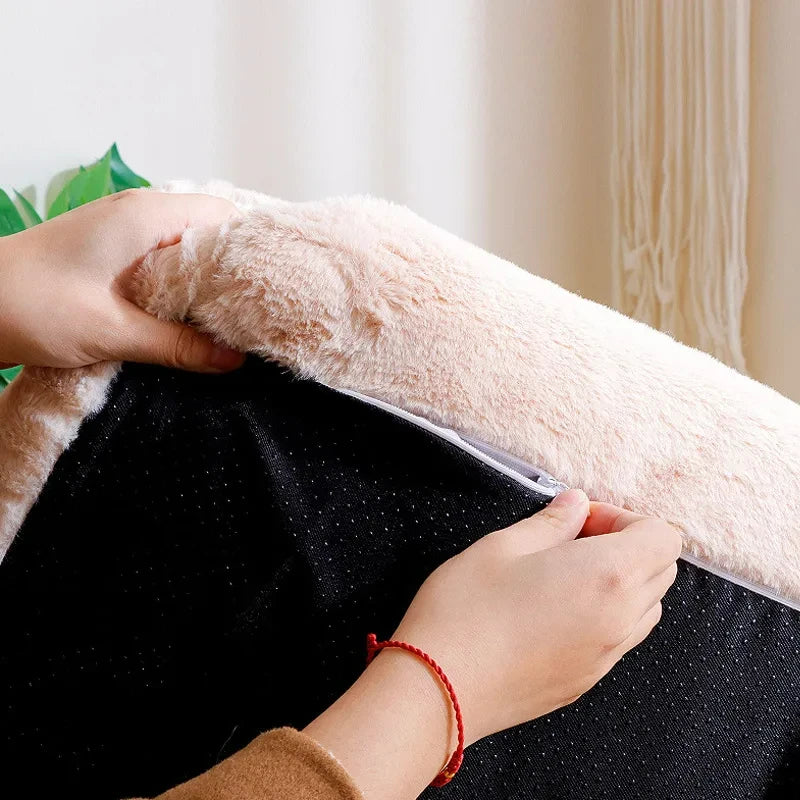 Luxury Plush Sofa Pet Bed for Cats & Dogs