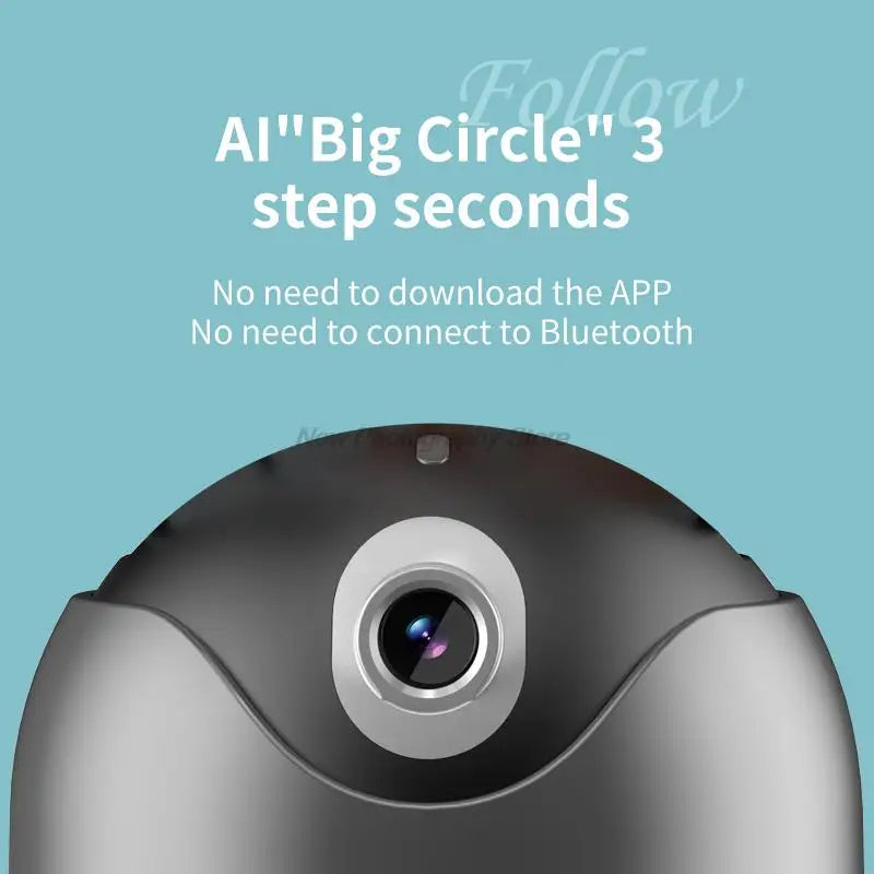 Stabilisateur pour smartphone Q8 AI avec suivi automatique du visage et rotation