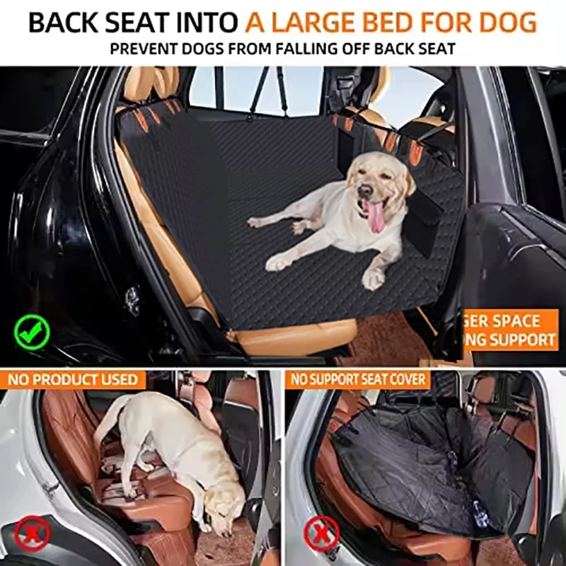 Housse de siège de voiture améliorée pour chien