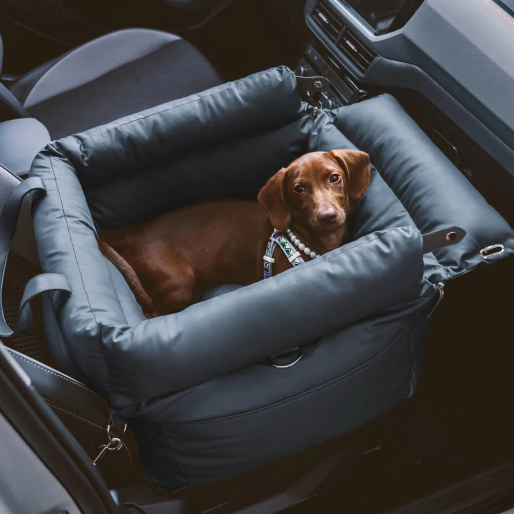 Lit de voiture pour chien avec boucle de sécurité
