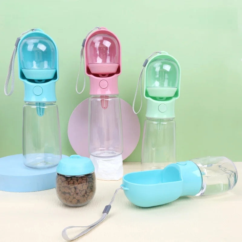 Bouteille d'eau portable pour animaux de compagnie