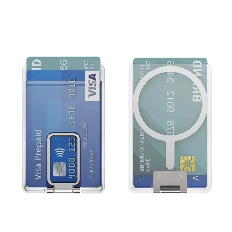 Clear Magnetic Card Holder for Magsafe