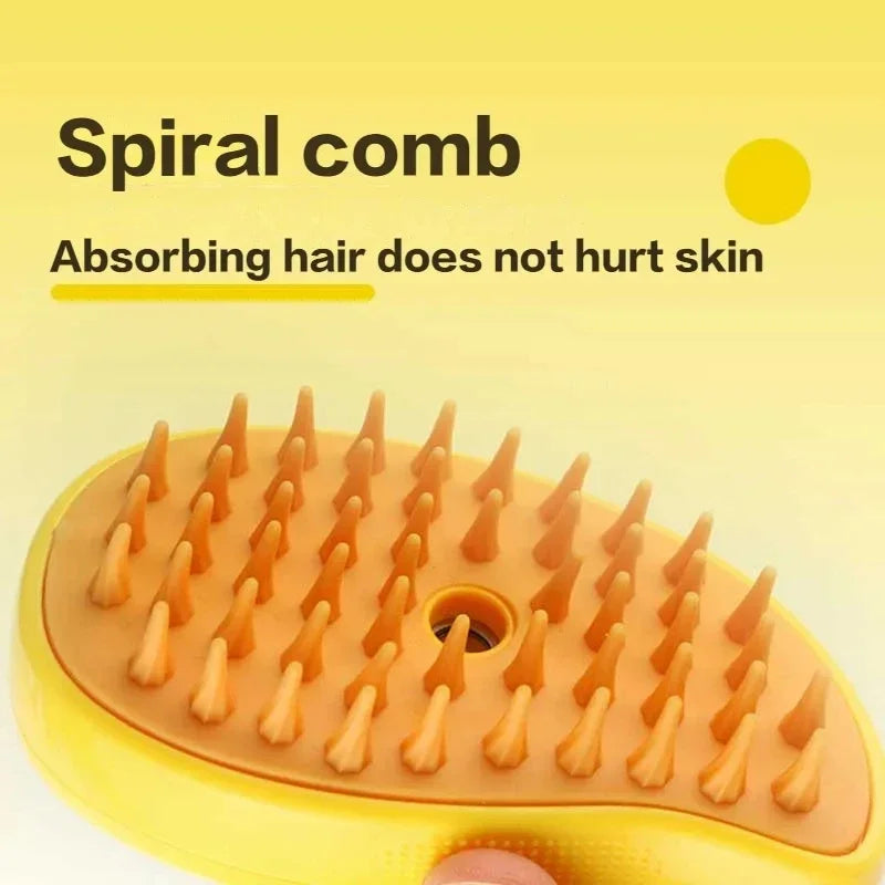 Brosse à vapeur pour chats