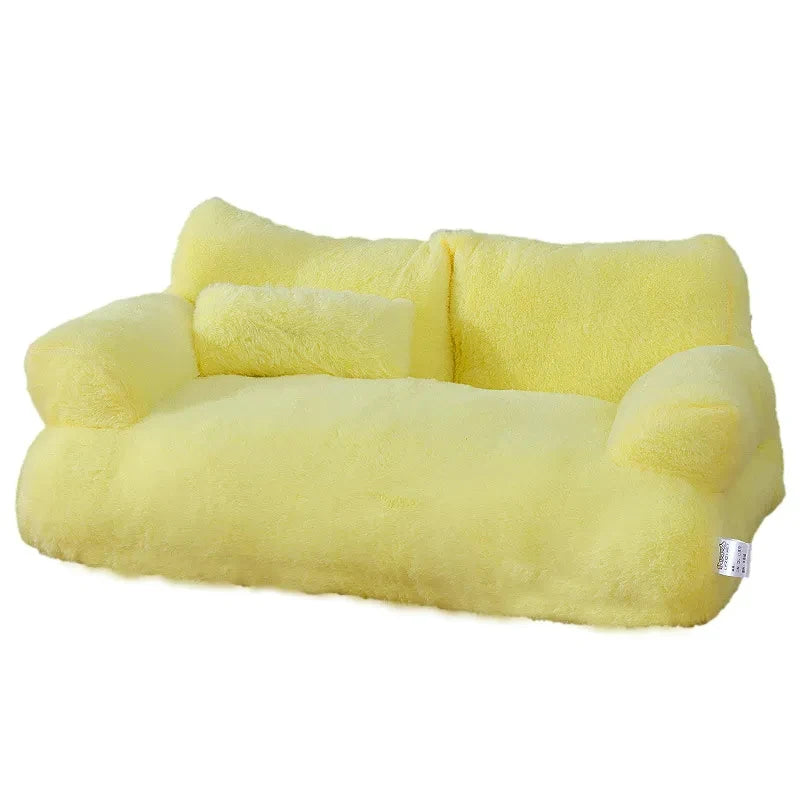 Lit de luxe moelleux pour animaux de compagnie (chats et chiens)