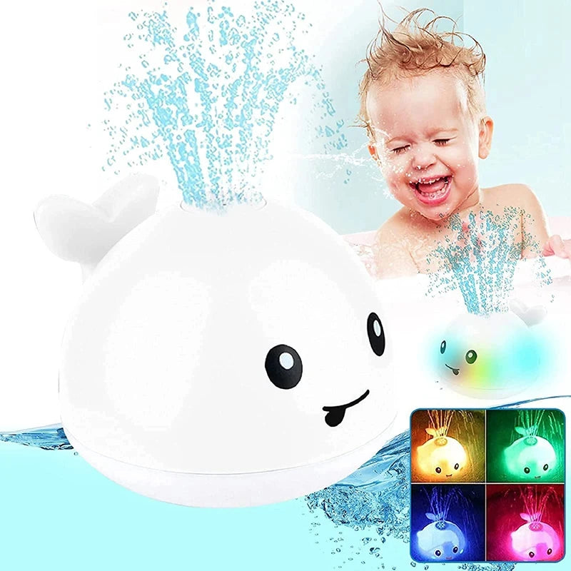 Jouet de bain Baleine lumineuse rechargeable