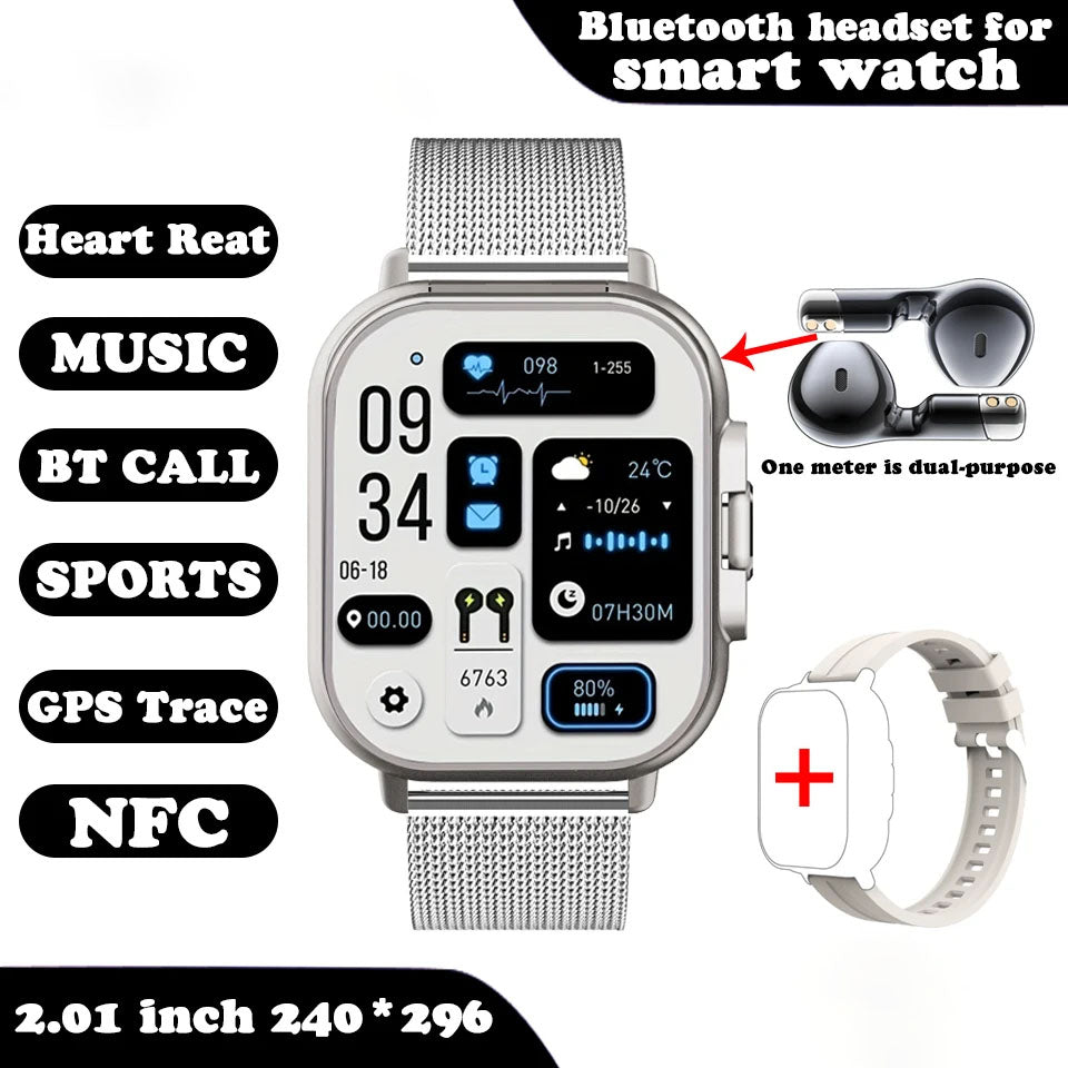 Smartwatch with Earbuds